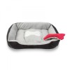 Pat pentru caini - 60 x 45 x 15 cm - negru Best CarHome