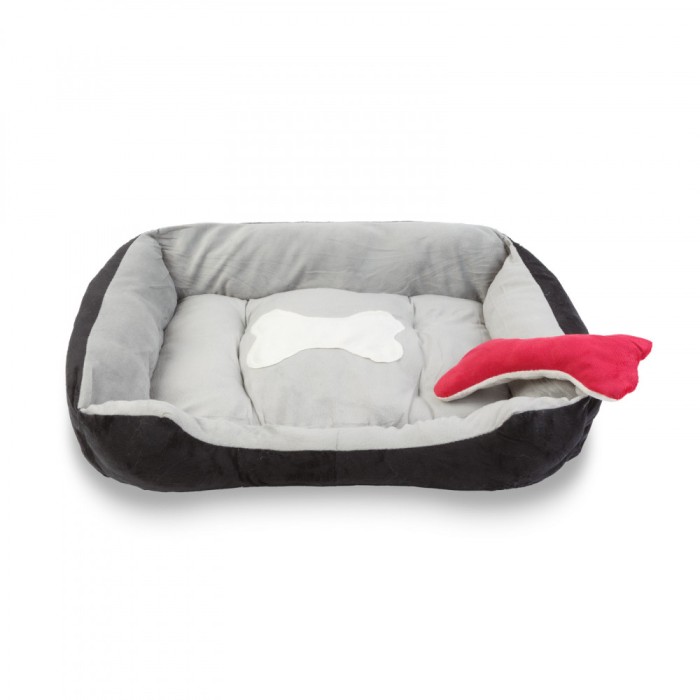 Pat pentru caini - 60 x 45 x 15 cm - negru Best CarHome