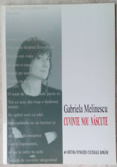 GABRIELA MELINESCU - CUVINTE NOU NASCUTE (VERSURI, 2002) foto