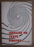 I. Coteanu - Analize de texte poetice