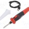 Ciocan de lipit fără fir Weller 12W 5V cu acumulator Li-Ion și v&acirc;rf conic 0,4mm