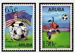 Aruba 1994 - Campionatul Mondial fotbal, serie neuzata foto