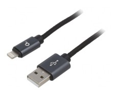 Cablu USB 2.0 Apple Lightning 1,8m Aurit foto