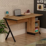 Cumpara ieftin RESIGILAT: Birou Nero Figaro Walnut-Negru
