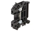 Conector &Icirc;mbinare Șine 0.5-4mm2 2 Borne Negru TS35