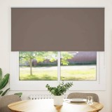 VidaXL Jaluzea cu role opace cafea 160x175 cm lățime material 156,6 cm
