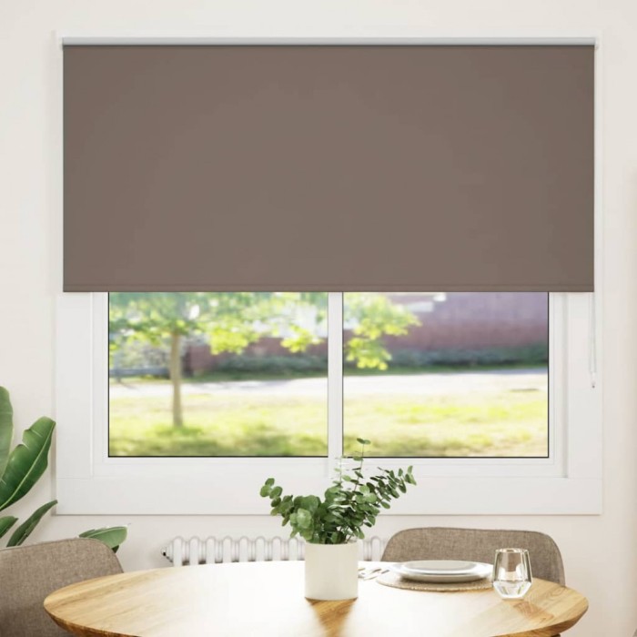 Jaluzea cu role opace cafea 160x175 cm lățime material 156,6 cm