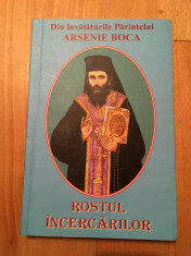 Din invataturile Parintelui Arsenie Boca, Rostul Incercarilor, 223 pagini foto