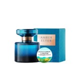 Cumpara ieftin Set complet pentru Ea, Apa de parfum Amber Elixir Crystal, insotit de insigna Dactylion cu mesaj motivational, Oriflame