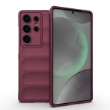 Husa antisoc pentru samsung galaxy s25 ultra - margini anti-alunecare - shield - bordeaux