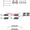 Set accesorii, saboti frana parcare MITSUBISHI OUTLANDER II (CW) (2006 - 2012) METZGER 105-0010