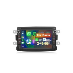 Navigatie Android compatibil Dacia ecran 7 inch 2GB+64GB CarPlay Android Auto GPS WIFI FM RDS