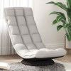 VidaXL Scaun pivotant pentru podea gri nor 70x51x79 cm material textil
