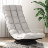 vidaXL Scaun pivotant pentru podea gri nor 70x51x79 cm material textil