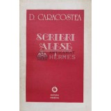 Scrieri alese. Critica si istorie literara (volumul 1) - 1986 - D. Caracostea (V111)