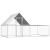 Gossi cotet pentru pasari, 4 x 2 x 2 m, otel galvanizat