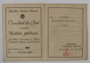 LEGITIMATIE CARE ATESTA CONFERIREA MEDALIEI JUBILIARE &#039; A XX -A ANIVERSARE A ZILEI FORTELOR ARMATE ALE R.P.R. &#039; , 1964