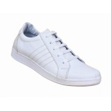 Oferta Pantofi barbati sport, casual din piele naturala, Alb TIM ADTIMALB