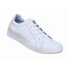 Pantofi barbati sport, casual din piele naturala, Alb TIM ADTIMALB