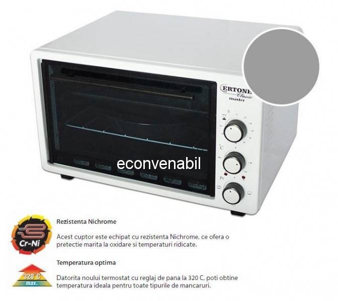 Cuptor Electric 38L Classic Master Hausberg 9025 1400W Cuptor Electric 38L Classic Master Hausberg 9025 1400W