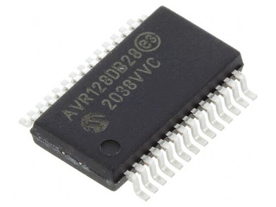 Microcontroler AVR SSOP28 1,8-5,5VDC AVR128 AVR-DA foto