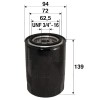 Filtru ulei VALEO 586015