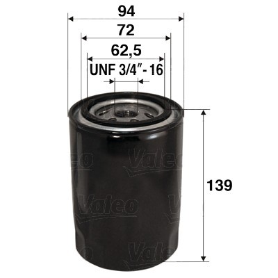 Filtru ulei VALEO 586015