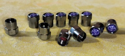 Set 50 capacele pentru VALVA ventil auto din aluminiu, TOYOTA foto