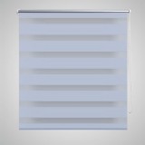 Stor zebra 50 x 100 cm alb