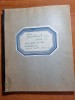 Caiet Nescris 1941, 208 Pagini - Stare Buna - Ideal Colectie/Scris