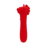 Unihorn USB Bullet vibrator cu stimularea clitorisului Cupid's Beau 11.5 cm