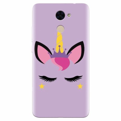Husa silicon pentru Huawei Enjoy 7 Plus, Unicorn Shine foto