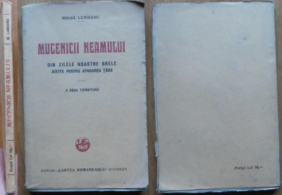 Mihail Lungianu , Mucenicii neamului ; Jertfe pentru apararea tarii , 1927 foto