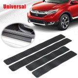 Set 4 bucati protectie praguri carbon 3d universal culoare neagra