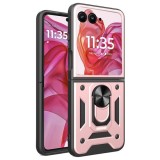 Husa pentru Motorola Razr 50 Ultra - Techsuit CamShield Series - Rose Gold