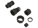 Conector circular mufă B 3 PIN 5A IP67 drept