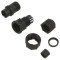 Conector circular 3 PIN, IP67, drept