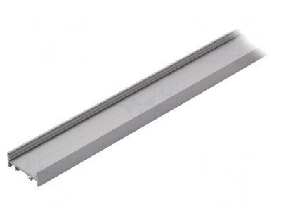 Profil aluminiu anodizat 1m pentru module LED natural VARIO30-01 foto