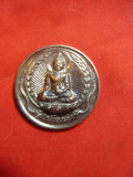 Medalie orientala budista , metal ,d=3cm, Asia