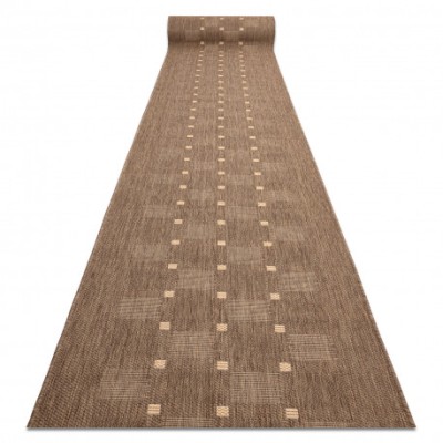 Traversa sisal Floorlux model 20079 coffe si mais, 120 cm foto