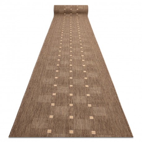 Traversa sisal Floorlux model 20079 coffe si mais, 120 cm