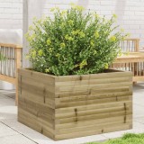 Cumpara ieftin Jardinieră de grădină, 70x70x46 cm, lemn de pin impregnat