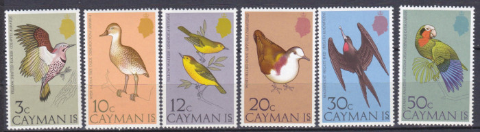 DB1 Fauna Pasari 1975 Ins. Cayman 6 v. MNH