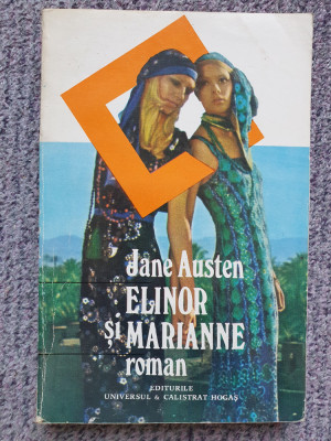 Jane Austen - Elinor și Marianne, 1993, 367 pag, stare buna foto