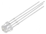 LED RGB 4,8mm 100&deg; Convex - Temperatura de operare: -30&deg; p&acirc;nă la 85&deg;C, Optosupply