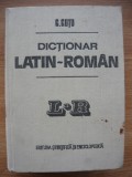 G. GUTU - DICTIONAR LATIN-ROMAN - 1983