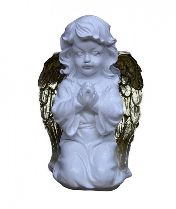 Statueta decorativa, Inger, Alb, 33 cm, DV87-5Z