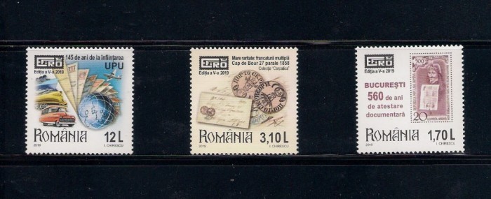 ROMANIA 2019 - EXPOZITIA EFIRO 2019 - LP 2254