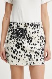 Marella fusta jeans LODOLA culoarea bej, mini, drept, 2513101064200