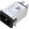 Conector AC soclu tată 1A 250VAC
